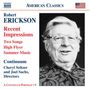 Robert Erickson: Recent Impressions, CD