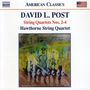 David L. Post: Streichquartette Nr.2-4, CD