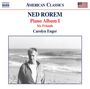 Ned Rorem: Klavierwerke "Piano Album I", CD