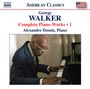 George Walker: Sämtliche Klavierwerke Vol.1, CD