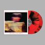 "YEAH YEAH YEAHS. HIDDEN in PLAIN SIGHT live at the ROYAL ALBERT HALL." Abstrakte Darstellung in Rot und Gelb. Zwei bunte Schallplatten.