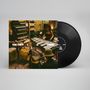 Text: "THE TWIT 1 II THREE". Drei Personen spielen in einem Musikstudio, umgeben von Instrumenten und Equipment. Vinyl-Schallplatte.