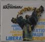 Text: "the Ukrainians", "LIBERATIO", "ЛИБЕРАЦИЯ". Eine Statue einer Frau mit erhobenen Armen und einem goldenen Zweig.