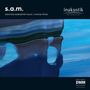 „s.a.m. selected audiophile music | volume three“, „inakustik“, „KABEL LAUTSPRECHER MUSIK“, „DIRECT METAL DMM MASTERING“. Abstrakte blaue und grüne Farbschichten.