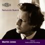 Nimbus Records, Ferruccio Busoni, Martin Jones, Nimbus Rediscovered Recordings. Ein Mann im Profil in sepia Farbtönen.