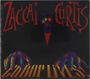"Zaccai Curtis" und "CUBOP LIVES" in roten und gelben Buchstaben. Eine bunte Silhouette spielt Piano.