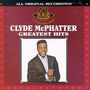 "Clyde McPhatter Greatest Hits" steht groß in der Mitte. Ein Mann im Anzug lächelt in einem quadratischen Bild.