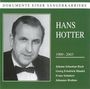 : Hans Hotter singt Kantaten,Arien & Lieder, CD