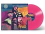 "TALES FOR THE AGES" und "Piebald" stehen auf einem Album mit vier gezeichneten Personen und einer pinken Schallplatte.