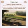 Francis Poulenc: Sämtliche Kammermusik Vol.1, CD