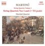 Bohuslav Martinu: Sämtliche Streichquartette Vol.1, CD
