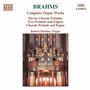 Johannes Brahms: Orgelwerke, CD