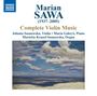 Marian Sawa: Kammermusik mit Violine, CD