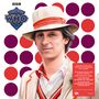 BBC, Doctor Who, 4CD Set. Zwei Geschichten von Peter Davison, Kinda, Warriors of the Deep. Illustration mit Kreisen.