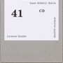 "41 CD" steht auf einem weißen Quadrat, darunter "Lorenzo Soulès". Oben "Isaac Albéniz: Iberia", rechts "bastille musique".