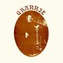Text "GRANNIE" oben in stilisierter Schrift. Illustration: Person lehnt an E-Gitarre, in einem ovalen Rahmen auf beigem Hintergrund.
