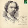 "Giovanni Sgambati Piano Works. Michele Tozzetti." Illustration eines Mannes mit Bart im klassischen Stil. Rechts oben ein Logo.