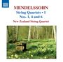 Felix Mendelssohn Bartholdy: Streichquartette Vol.1, CD