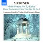 Nikolai Medtner: Sonate für Violine & Klavier Nr.3, CD