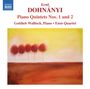 Ernst von Dohnanyi: Klavierquintette Nr.1 & 2, CD