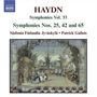 Joseph Haydn: Symphonien Nr.25,42,65, CD