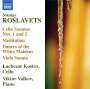 Nikolaj Roslavets: Cellosonaten r.1 & 2, CD