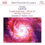 Georges Lentz: Caeli enarrant IV für Streichquartett & 3 Zimbali, CD