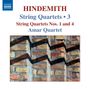 Paul Hindemith: Streichquartette Vol.3, CD