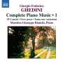 Giorgio Federico Ghedini: Sämtliche Klavierwerke Vol.1, CD