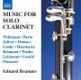 : Eduard Brunner - Music For Solo Clarinet, CD