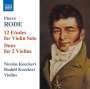 Pierre Rode: Etüden Nr.1-12 für Violine solo, CD