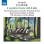 Reinhold Gliere: Sämtliche Duette mit Cello, CD