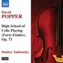 David Popper: Etüden op.73 Nr.1-40 für Cello solo, CD,CD