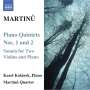 Bohuslav Martinu: Klavierquintette Nr.1 & 2, CD