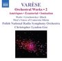 Edgar Varese: Orchesterwerke Vol.2, CD