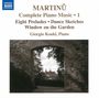 Bohuslav Martinu: Sämtliche Klavierwerke Vol.1, CD