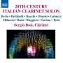 : Sergio Bosi - 20th Century Italian Klarinet Solos, CD