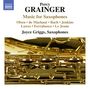 Percy Grainger: Arrangements für Saxophone, CD