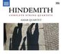 Paul Hindemith: Streichquartette Nr.1-7, CD,CD,CD