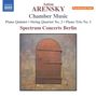 Anton Arensky: Kammermusik, CD
