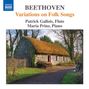 Ludwig van Beethoven: Variationen über Volkslieder opp.105 & 107 für Flöte & Klavier, CD