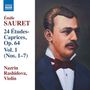 Emile Sauret: 24 Etudes-Caprices op.64 Vol.1, CD