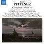 Hans Pfitzner: Sämtliche Lieder Vol.5, CD