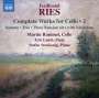 Ferdinand Ries: Sämtliche Werke mit Cello Vol.2, CD