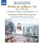 Gioacchino Rossini: Kammermusik & Raritäten Vol.3, CD