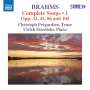 Johannes Brahms: Sämtliche Lieder Vol.1 (Naxos-Edition), CD