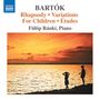 Bela Bartok: Klavierwerke Vol.8, CD