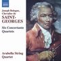 Joseph Bologne Chevalier de Saint-Georges: Konzertante Streichquartette Nr.1-6 (1777), CD