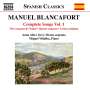 Manuel Blancafort: Sämtliche Lieder Vol.1, CD