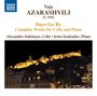 Vaja Azarashvili: Sämtliche Werke für Cello & Klavier "Days Go By", CD